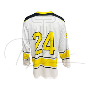 Maillot de hockey sur glace de haute qualité, sur mesure, impression professionnelle, maillot de hockey pour hommes, manches à panneaux, maillot de hockey sur glace - Product Image 2