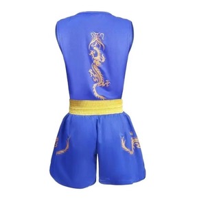 Uniforme de Boxeo Profesional Personalizado, 100% Poliéster 240G, Sublimado, Transpirable, Elástico, Corte Ajustado, Pantalones Cortos y Camiseta - Product Image 2