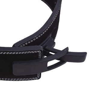 Original Cowhide Leather Premium Quality 10mm-13mm Thick Heavy Duty <b>Back</b> <b>Support</b> Belt Non-Slip Buckle Body Building Training - Product Image 5