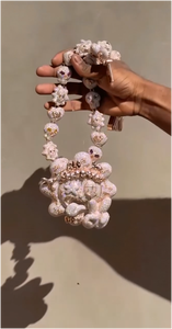 Collar de Cadena Cubana de Moissanita Estilo Hip Hop, Nuevo Diseño con Eslabones de Bola, Plata 925 Bañada en Oro, Cadena de Eslabones Pesados con Colgante, Unisex - Product Image 3