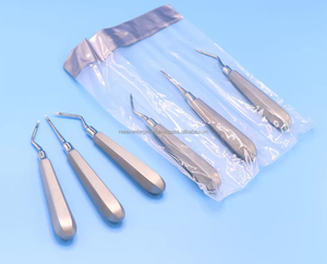 ชุดลิฟต์รากฟัน3ชิ้นเครื่องมือผ่าตัดฟันแบบแมนนวลได้รับการรับรอง CE คลาส II - Product Image 4