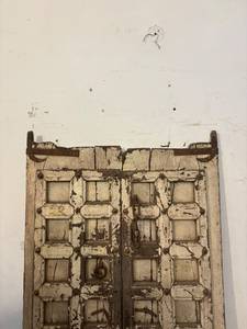 Panneaux de porte en bois massif antique avec cadre sculpté à la main, écologiques, pour chambre, salle à manger, cuisine, salon, extérieur, meubles de maison - Product Image 4