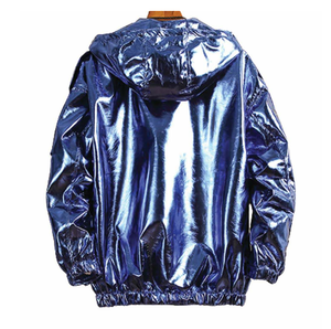 Custom Holographic Windbreaker <b>Jacket</b> <b>Men</b>’s <b>Reflective</b> Hoodie Streetwear Fashion <b>Mens</b> <b>Jackets</b> - Product Image 5