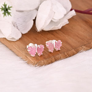Pendientes de lujo chapados en plata, plata de ley 925, con turmalina natural, pendientes de piedras preciosas, joyería para mujer, regalo para ella. - Product Image 3