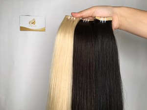 Extensiones de Cabello Pre-adheridas con Cinta Adhesiva, 100% Cabello Virgen Remy Vietnamita, Estilo Liso y Ondulado, Todos los Colores, 100 g, 8-32 Pulgadas - Product Image 6