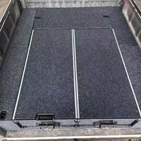Boîte de rangement en aluminium pour benne de camion Toyota Tacoma 5 pieds, verrouillable et coulissante