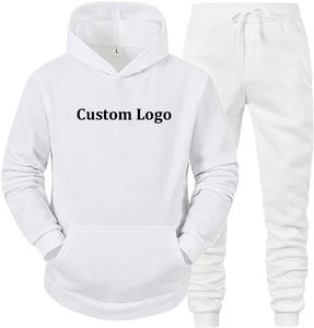 Survêtement unisexe en molleton de coton vierge, personnalisable par impression et broderie, avec sweat à capuche et pantalon pour homme - Product Image 5