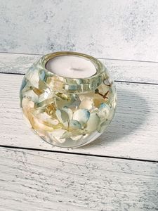 Elegant Resin <b>Candle</b> Holder With Decorative Pattern For <b>Candle</b> Arrangement And Luxury Home Styling - Product Image 1