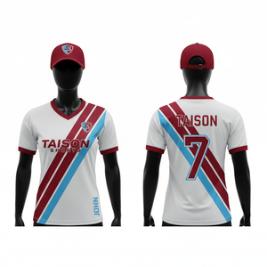 Camiseta de Fútbol Femenina, 150 GSM, Poliéster Transpirable, Azul, Amarillo, Blanco, Diseño de Paneles Diagonales, Logotipo Personalizado por Sublimación, Ropa de Equipo - Product Image 4