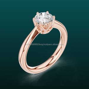 Anillo Nudo CRISTAL 14K en Acabado Oro Pulido - Product Image 1