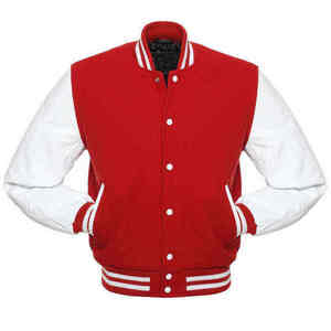 Fabricant OEM – Blouson universitaire unisexe de haute qualité avec broderie personnalisée, manches en laine et patchwork géométrique - Product Image 1