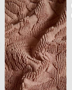 Tapis de bain en coton de qualité supérieure, écologique, antidérapant, design ondulé, tapis carré doux, fabriqué à la machine, couleur personnalisée - Product Image 3