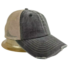 Wholesale Vintage Style Custom Trucker Cap Distressed Trucker Cap Trucker Caps High Quality - Product Image 3