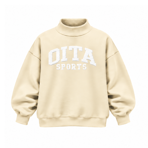 เสื้อสเวตเชิ้ตคอเต่าทรงโอเวอร์ไซส์แบบยูนิเซ็กส์ เนื้อผ้าหนานุ่ม ทรงหลวม ใส่สบาย แขนยาว สกรีนลายได้ตามต้องการ สไตล์ลำลอง สตรีทแวร์ สำหรับฤดูหนาว - Product Image 1
