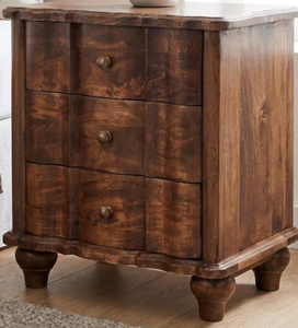 Nouvelle conception d'usine, table de chevet moderne en bois écologique avec tiroirs, table de chevet pour chambre à coucher, produit artisanal en gros - Product Image 6