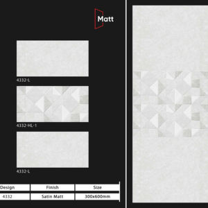 Azulejos cerámicos de pared de primera calidad de 300x600 mm para baño y cocina, con acabado brillante, mate, efecto azúcar tallado, diseño de pared interior de lujo. - Product Image 1