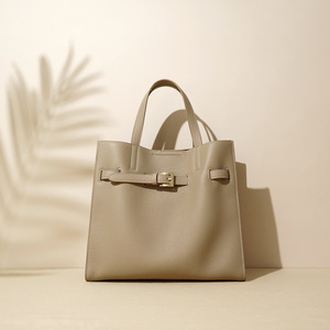 Nuevo Bolso Tote Casual para Mujer, de Cuero Vacuno Genuino, con Cierre de Cremallera, Gran Capacidad de 20-35L, Bolso Cruzado de Alta Gama - Product Image 4