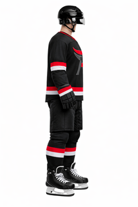 <b>Wholesale</b> Price High Quality 100% Polyester Quick Dry Eco-Friendly Breathable <b>Ice</b> <b>Hockey</b> uniform for Adult Best Selling - Product Image 2