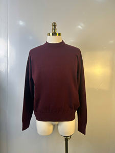 Suéter de Invierno Nuevo con Cuello Redondo y Bordado de Lana, Logotipo Personalizado, Cárdigan de Punto Plisado, Unisex, Estilo Europeo, Informal, Transpirable - Product Image 2