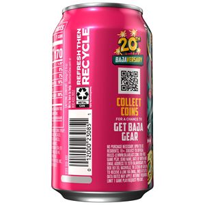 Boisson gazeuse tropicale Mountain Dew Baja Point Break Punch, 12 canettes de 12 fl oz, vente en gros, approvisionnement en vrac, USA - Product Image 6