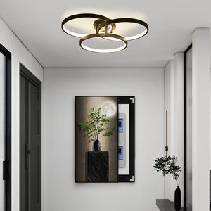Lámpara de Techo LED Moderna y Elegante de 20 Pulgadas, 3 Anillos, Montaje Empotrado, Fácil Instalación, Diseño de Bajo Consumo para Sala de Estar y Comedor - Product Image 3