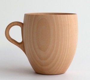 Wooden Mug Handmade Solid Wood Coffee <b>Cup</b> Natural Finish Rustic Style Eco Friendly Drinking Mug for Cafe Use - Product Image 4