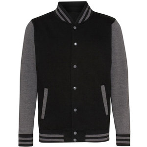<b>Men's</b> Light Blue White Puffer Varsity Jacket HIGH STREET Style Regular Fit Stand Collar Zipper Closure Winter Wear Woolen - Product Image 6