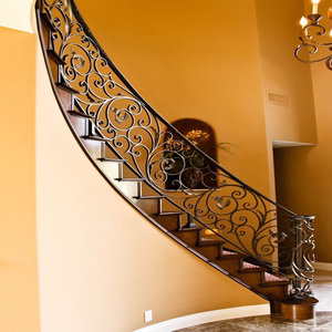 Barandilla de Hierro Forjado Premium para Escaleras: Eleva la Decoración de tu Hogar con un Arte Artesanal Hermoso, Duradero y Elegante - Product Image 1