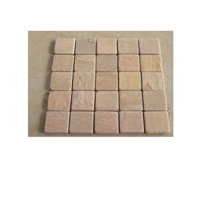 Dalles et carreaux en pierre calcaire rose citron durable et antidérapant pour la conception intérieure et extérieure - Product Image 2