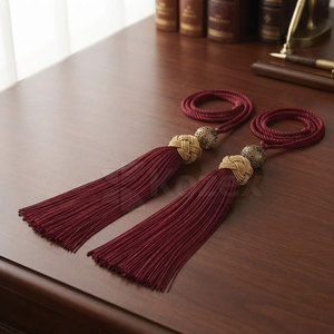 Borlas de hilo metálico personalizadas con diseño de flecos decorativos para accesorios de uniformes, ropa ceremonial y eventos especiales - Product Image 4