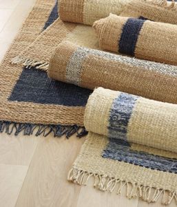 100% Natural Handmade Jute Area <b>Rug</b> – Braided Eco-Friendly <b>Boho</b> Designer Jute Carpet for Living Room Wholesale - Product Image 1