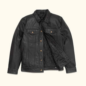 Premium Men Genuine Leather Biker <b>Jacket</b> Custom Logo Real <b>Sheepskin</b> Moto <b>Jacket</b> Wholesale Manufacturer Biker Clothing Supplier - Product Image 3