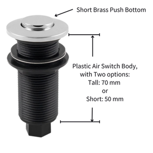 Interruptor de Aire PSP0049 con Botón de Latón Corto - Product Image 6