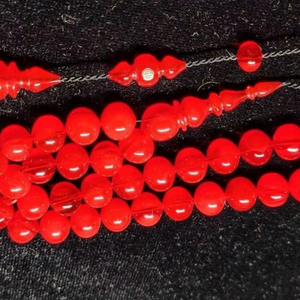 Tasbih Redondo de Resina Hecho a Mano, Ecológico y de Lujo, Color Ámbar, MT Export MTE-045 - Product Image 1