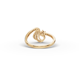 แหวนหมั้นเพชรเพาะเลี้ยง Twist Bloom - Product Image 5
