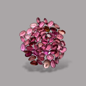 Pierres précieuses en tourmaline rubellite naturelle, tailles variées, 25 carats au total, prix par carat - Product Image 1