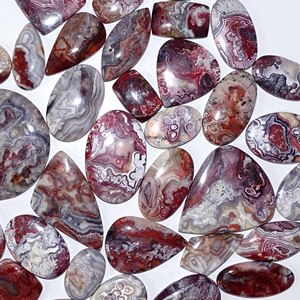 พลอยควอตซ์อะเกตธรรมชาติแบบ Crazy Lace Cabochon ขายส่งจำนวนมาก ราคาดีที่สุด สำหรับทำเครื่องประดับ สีสันสวยงาม - Product Image 3