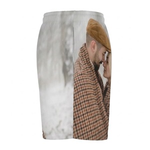 Pantalones Cortos de Boxeo Transpirables Premium, Diseño de Hojas de Palma en Negro y Rosa, Pantalones de Entrenamiento Ligeros Sin Bolsillos para MMA - Product Image 3