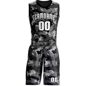 Conjunto de Uniforme de Baloncesto Personalizado a Precio Económico de Fábrica, Unisex, Talla Grande, Manga Corta, Impresión Sublimada, Uniforme de Entrenamiento de Equipo - Product Image 2