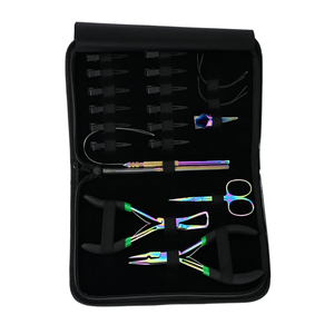Kit de Herramientas Confiable para Extensiones de Cabello 2026 con Alicates, Aguja de Extracción, Ganchos, Clips y Cuentas para Aplicación en Salón - Product Image 1