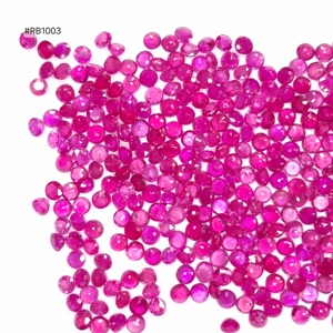 ทับทิมธรรมชาติ 100% จากโมซัมบิก ขนาด 2.5 มม. รูปทรงกลม ผ่านการอบความร้อน น้ำหนักรวม 31.75 กะรัต (ล็อต) เกรด 3A พลอยหลวม เหมาะสำหรับทำจี้และแหวน - Product Image 2