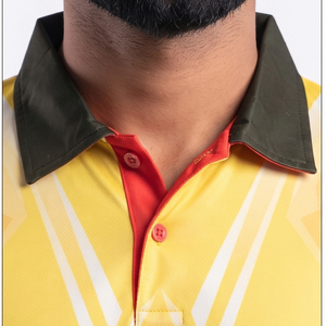 Custom Logo Cricket Team Jersey Manufacturer Men's Cricket Jersey Breathable Polyester Jersey Men's Cricket Jersey Sublimation - Product Image 5