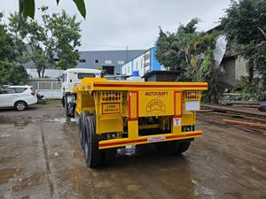 Remorque porte-rouleaux d'acier robuste à prix direct usine avec berceaux réglables – Transport sécurisé de bobines d'acier, remorques de fret et utilitaires - Product Image 5