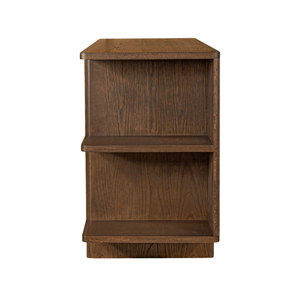 Meuble TV moderne en bois avec portes coulissantes et pieds effilés pour le salon - Product Image 5