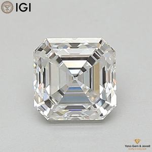 Diamante Cultivado en Laboratorio con Corte Asscher de Calidad Premium, 3.50 Quilates, Color E, Claridad VS1, con Certificado IGI para Joyería Exquisita - Product Image 1