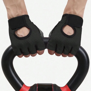 Durable Weightlifting <b>Gloves</b> with Reinforced Palm Padding for Strength Training Fitness Exercise and Gym Performance - Product Image 2