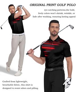 Camiseta Polo de Manga Corta Sublimada al por Mayor, OEM, de Poliéster y Spandex, Absorbente de Humedad, para Deportes y Golf, Ropa para Hombre - Product Image 3