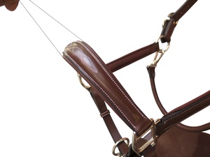 Circonférence de cheval anatomique de haute qualité avec muserolle surélevée fantaisie Produits de cheval à licou rembourrés durables - Product Image 2