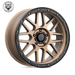Rines WD de Alta Resistencia 4X4 Todoterreno, de Aluminio con Recubrimiento de Zinc Negro, Beadlock, de 17-20 Pulgadas, 5x114.3/6x139.7 PCD, Capacidad de Carga de 2600 Libras - Product Image 3