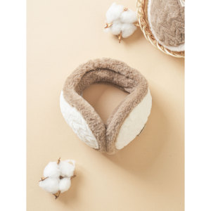 ที่ครอบหูแบบพับได้มีขนสีน้ำตาล - Product Image 1